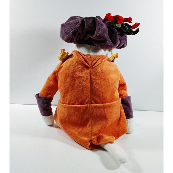 IKEA RIDDERLIG Plush Stuffed Animal Kitty Cat White  Puss In Boots Musketeer 18" - Picture 3 of 3